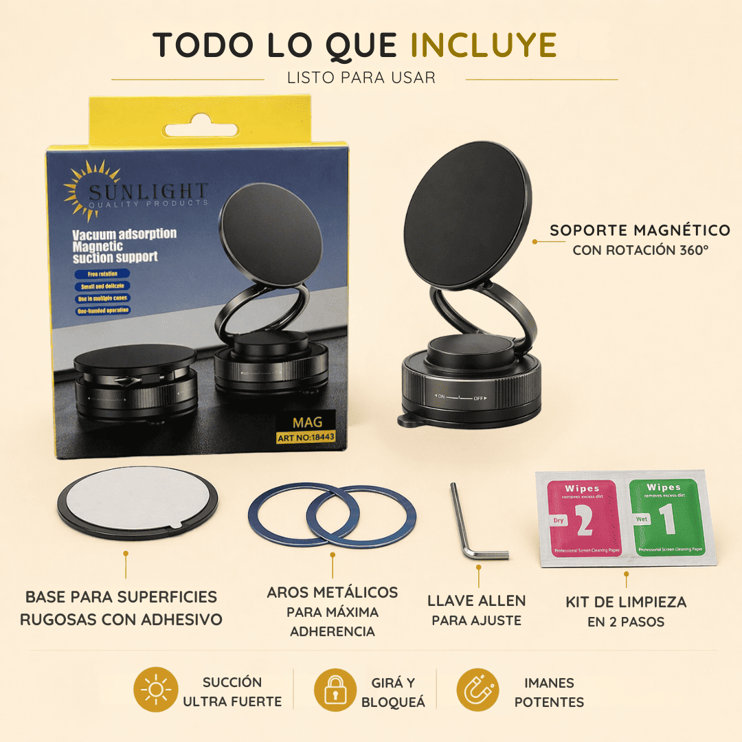 Soporte magnético para celular