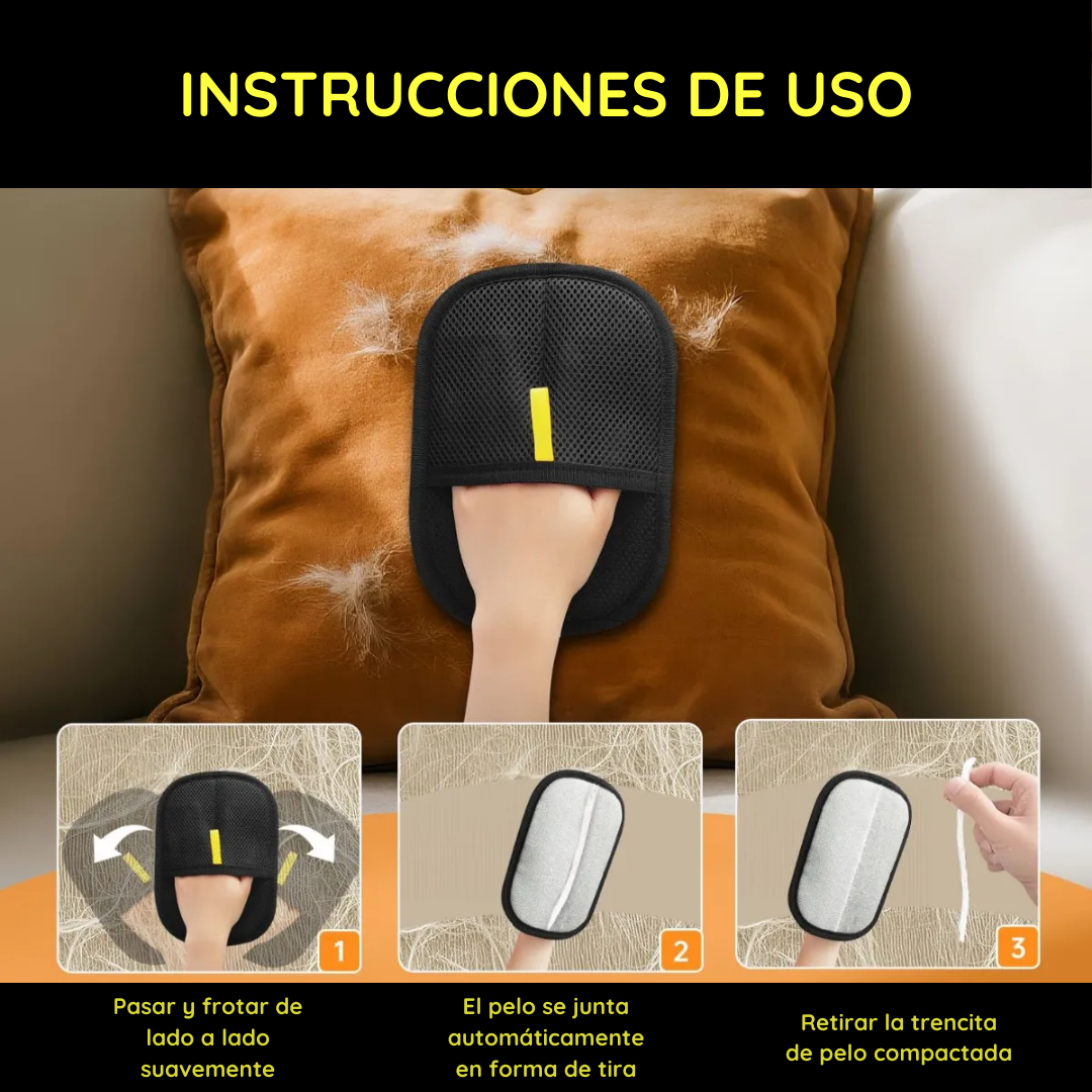 Guante Quita Pelos Version Premium