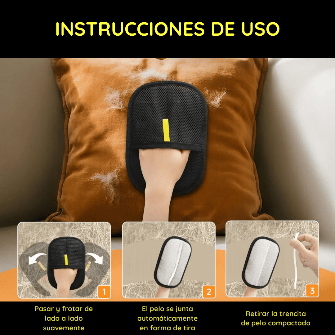 Guante Quita Pelos Version Premium