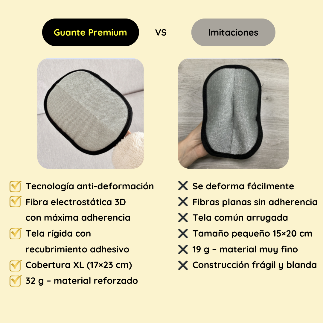 Guante Quita Pelos Version Premium