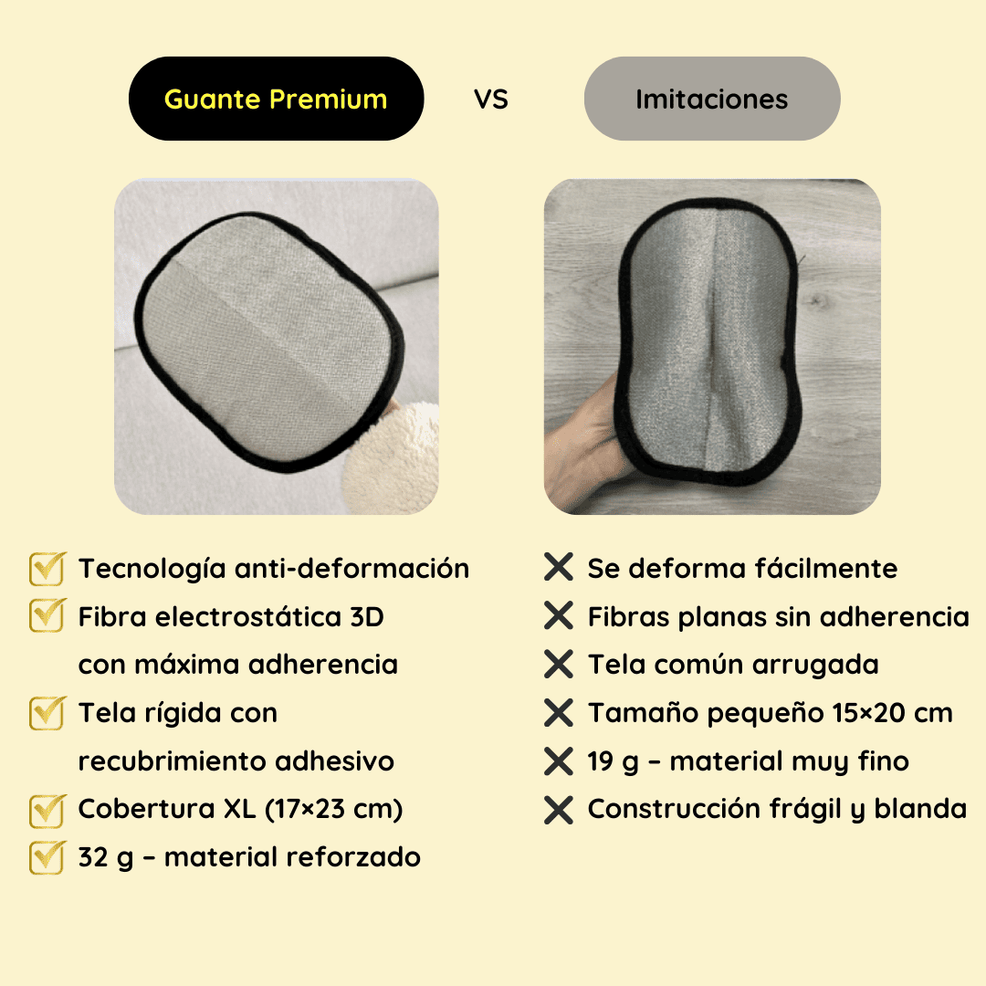 Guante Quita Pelos Version Premium