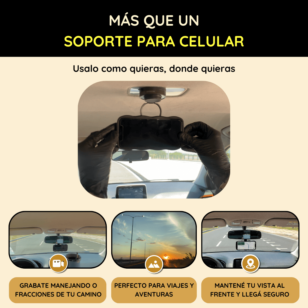 Soporte magnético para celular