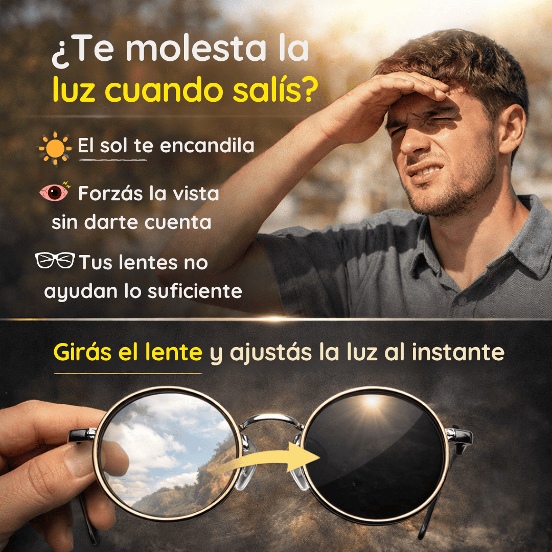 Lentes con Control de Luz Ajustable