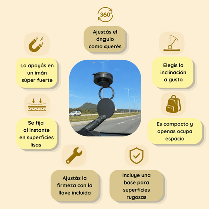 Soporte magnético para celular