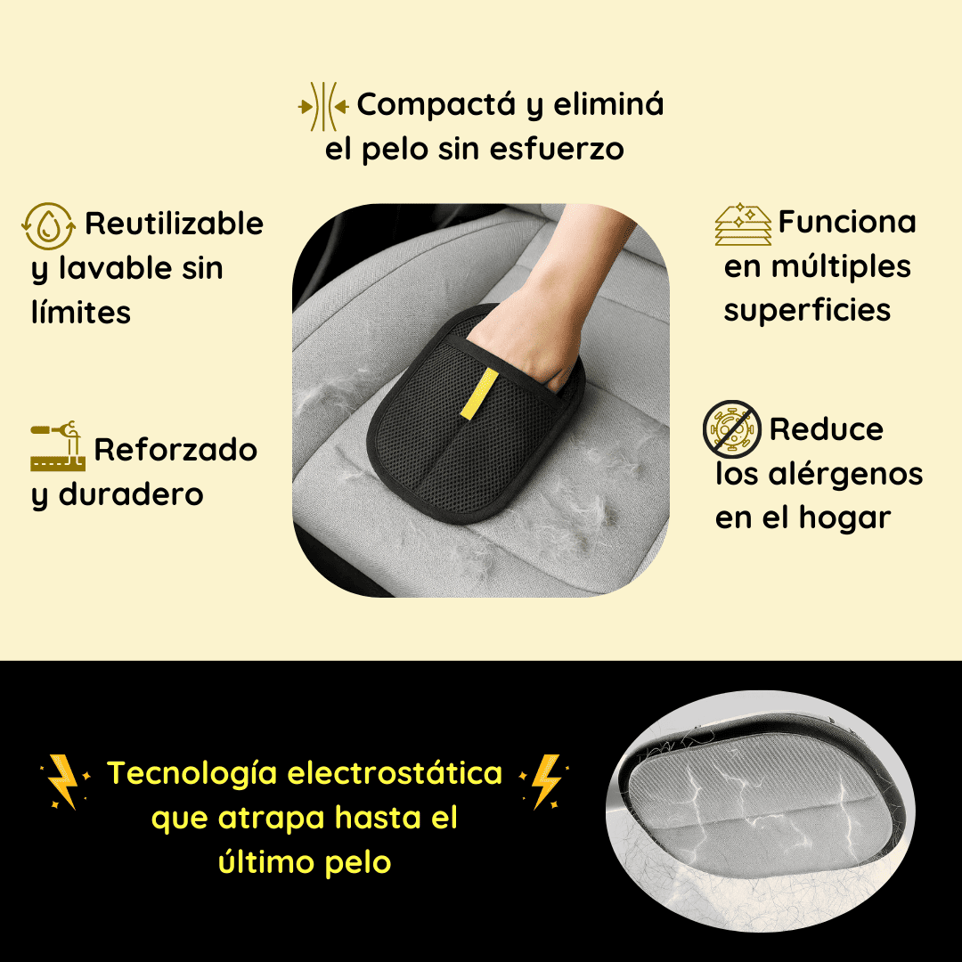 Guante Quita Pelos Version Premium